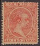 Spain 1889 Characters 2 CTS Bermellon Edifil 218. 218 n. Uploaded by susofe